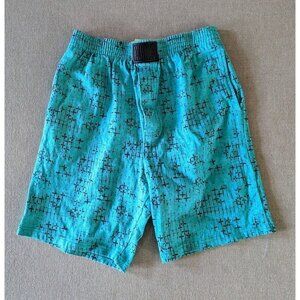 Blade Gear Deadstock 1990's Vintage Rollerblade Turquoise Athletic Shorts Large